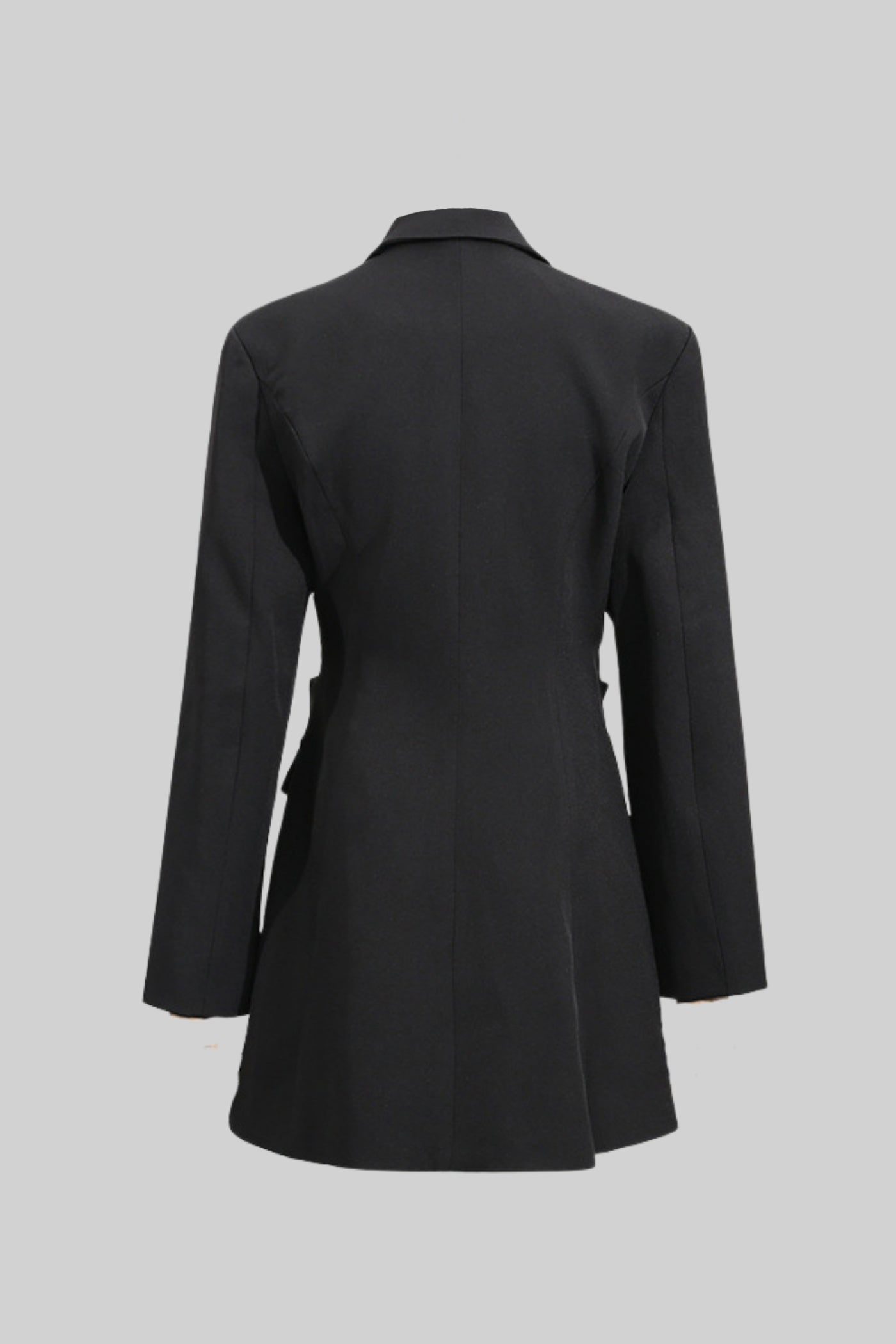Crystal Bow Cut-Out Blazer Kleid - Schwarz